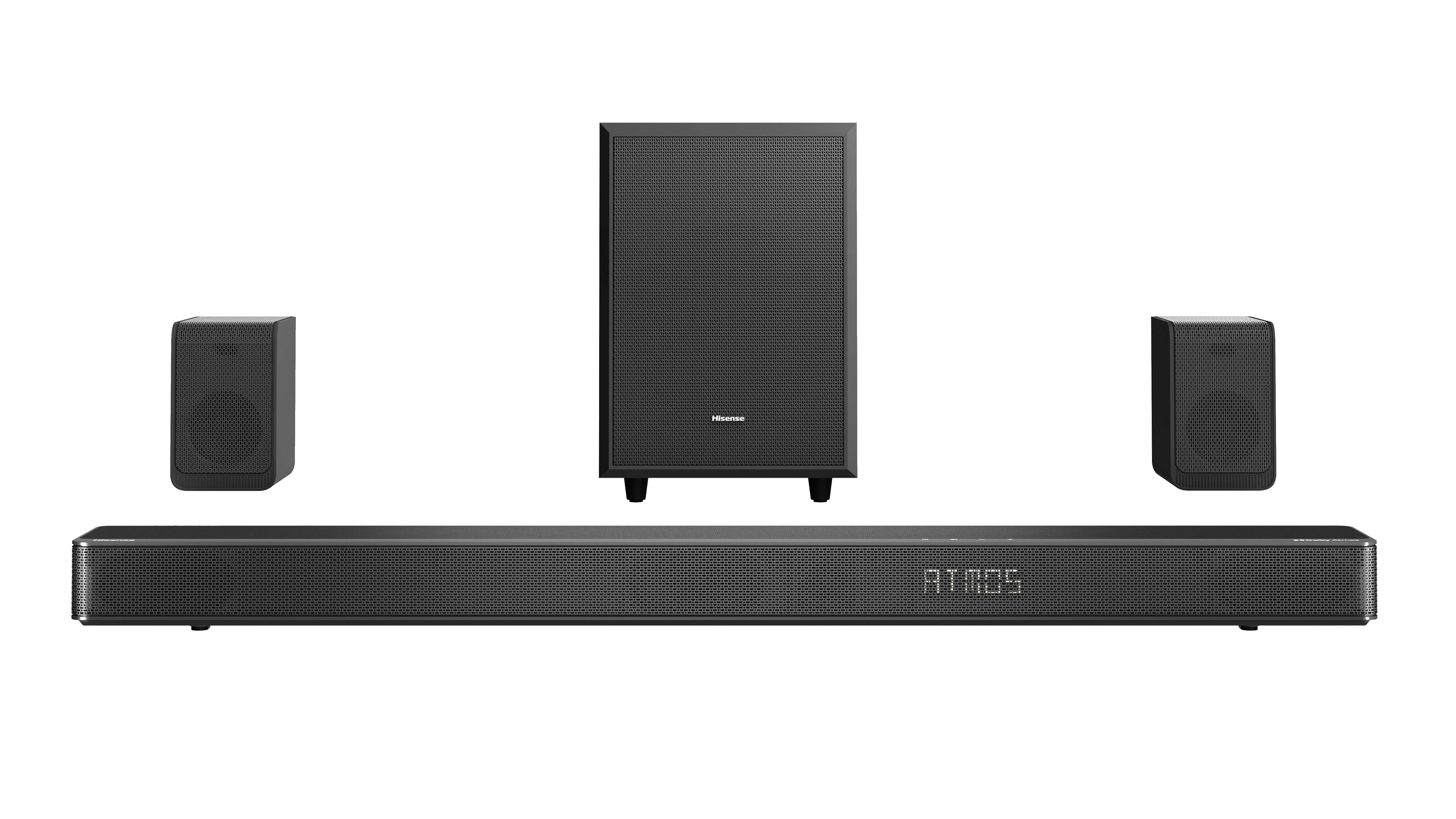 Barra De Sonido Hisense 420W Con Subwoofer Inalámbrico Bluetooth Usb Hdmi Negro Ax5120G