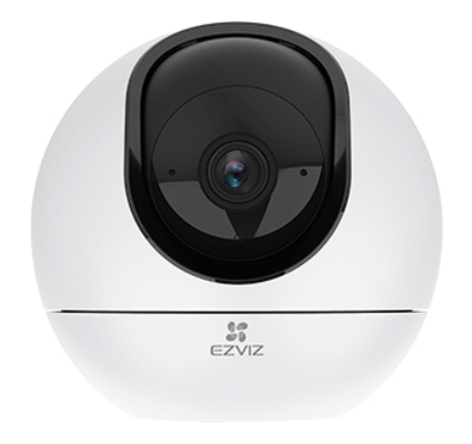 Cámara Inteligente Ip Ezviz Cs-C6 Mini Pt 2560X1440P Visión Nocturna 10M Inalámbrico Wifi Blanco