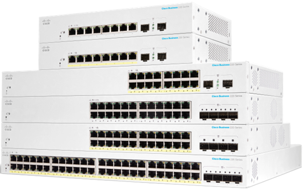 Switch Cisco Cbs220 48X Rj-45 4X Sfp 104Gbit/S 382W 8192 Entradas Gestionable Cbs220-48P-4G-Na