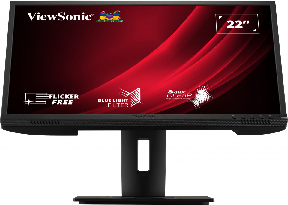 Monitor Viewsonic Vg2240 22" Fhd 60Hz 5Ms Hdmi Dp Vga Negro