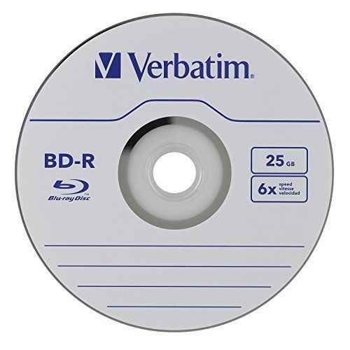 Bd-R Verbatim 6X 25Gb Torre Con 50 Discos Blu-Ray 98172