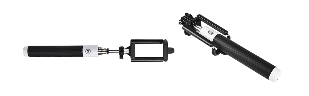Selfie Stick Naceb Na-639Na Negro Para Android Y Ios