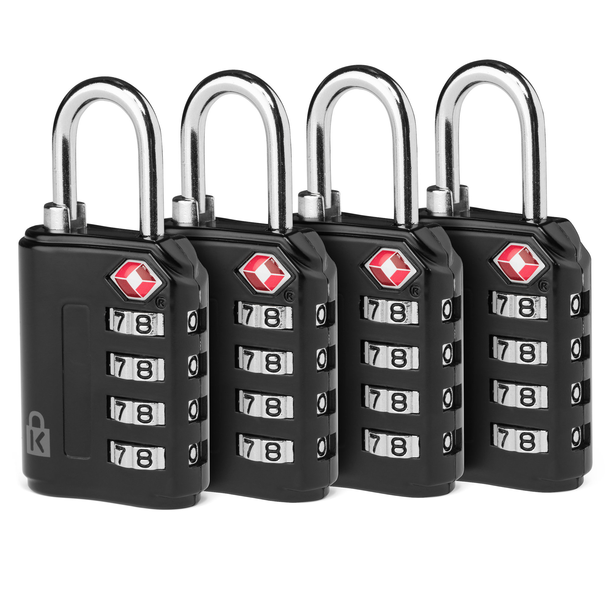 Cerradura De Seguridad Kensington 4-Pack Tsa 4-Dial K66101Na