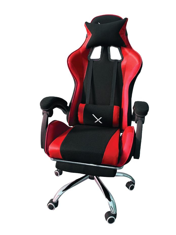 Silla Gamer Xzeal Xz205-1 Negro/Rojo Con Reposa Pies Xzsxz52R