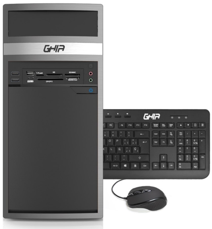 Desktop Ghia Compagno Slim Core I7 8Gb Ddr4 2Tb Win10 G630 Pcghia-2500