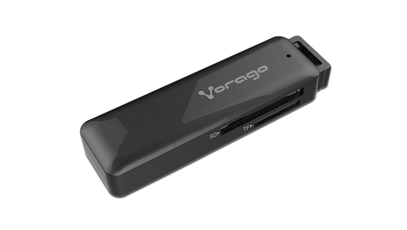 Lector Memorias Vorago Cr-100 Sd/T-Flash/Msd/Sdhc/Mmc/Sd/Xc Slim