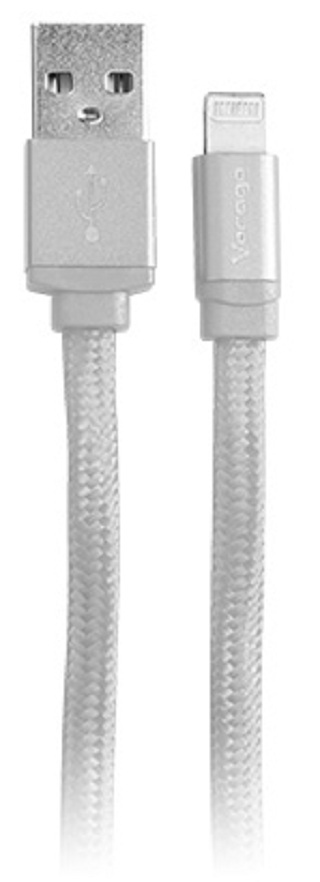 Cable Usb A Lightning Vorago Cab-119 Blanco 1 Metro Bolsa