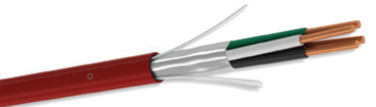 Cable Condumex Blindado (Mylar) 2 Es 18Awg Rojo Bobina 305M