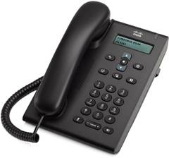 Telefono Cisco, Protocolo Sip, Display, Negro, 2Ptos 10/100 (Cp-3905)
