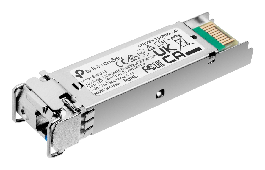 Módulo Transceptor Tp-Link Omada Sm321B Monomodo Sfp Wdm Bidireccional 20Km 1250Mbit/S