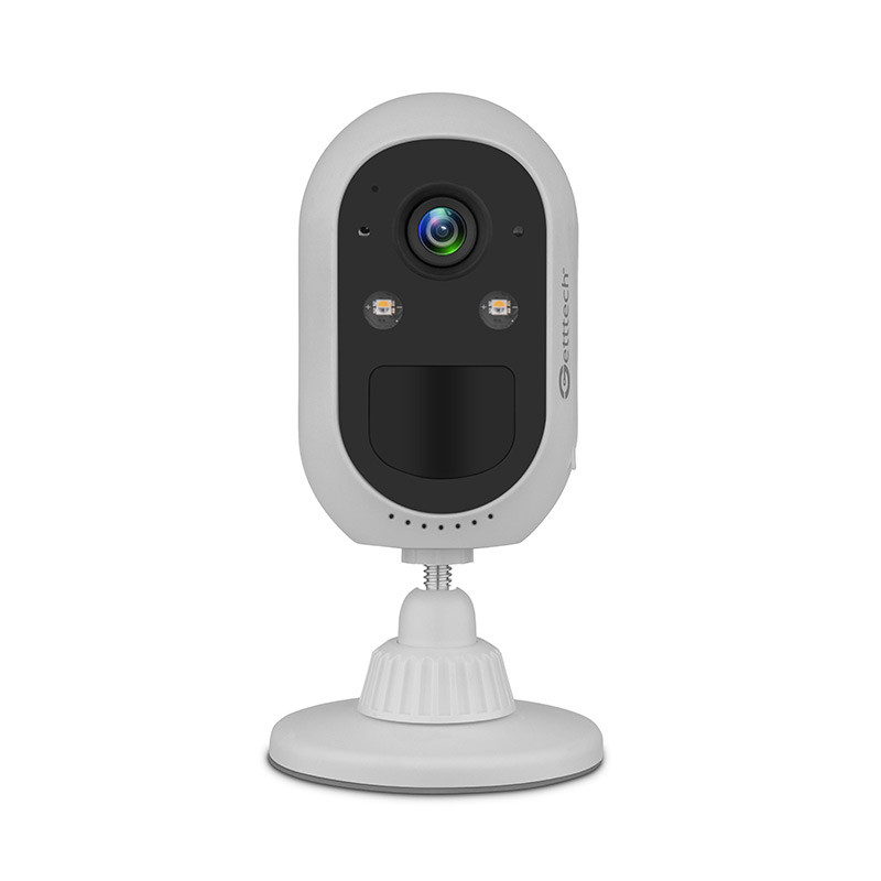 Cámara Ip Cubio Ir Getttech Gec-Wbwl4 Smart Wifi 4Mp Ip65 Inalámbrico Blanco