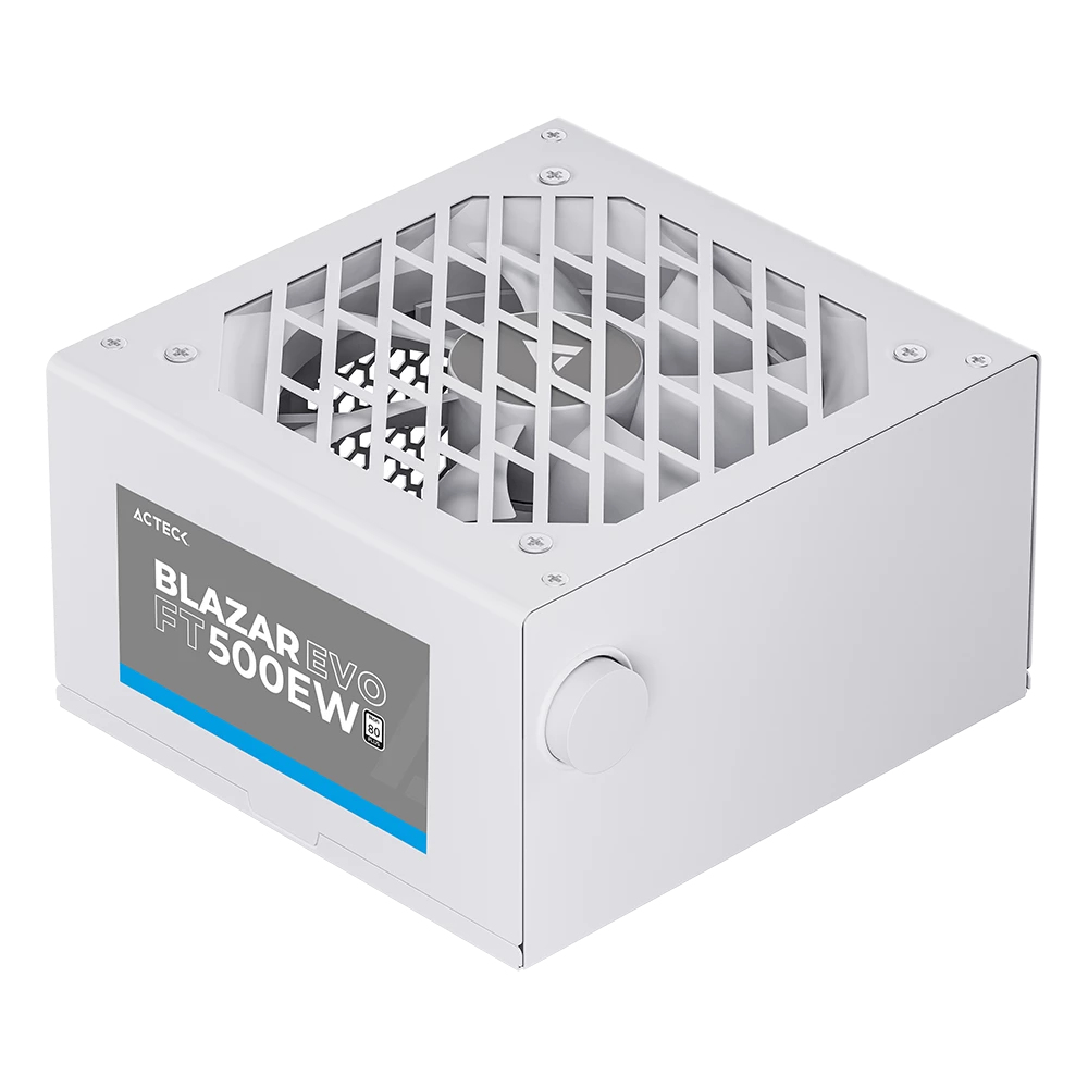 Fuente De Poder Acteck Blazar Evo 500W 120Mm 24-Pin Atx Es-05001Ew