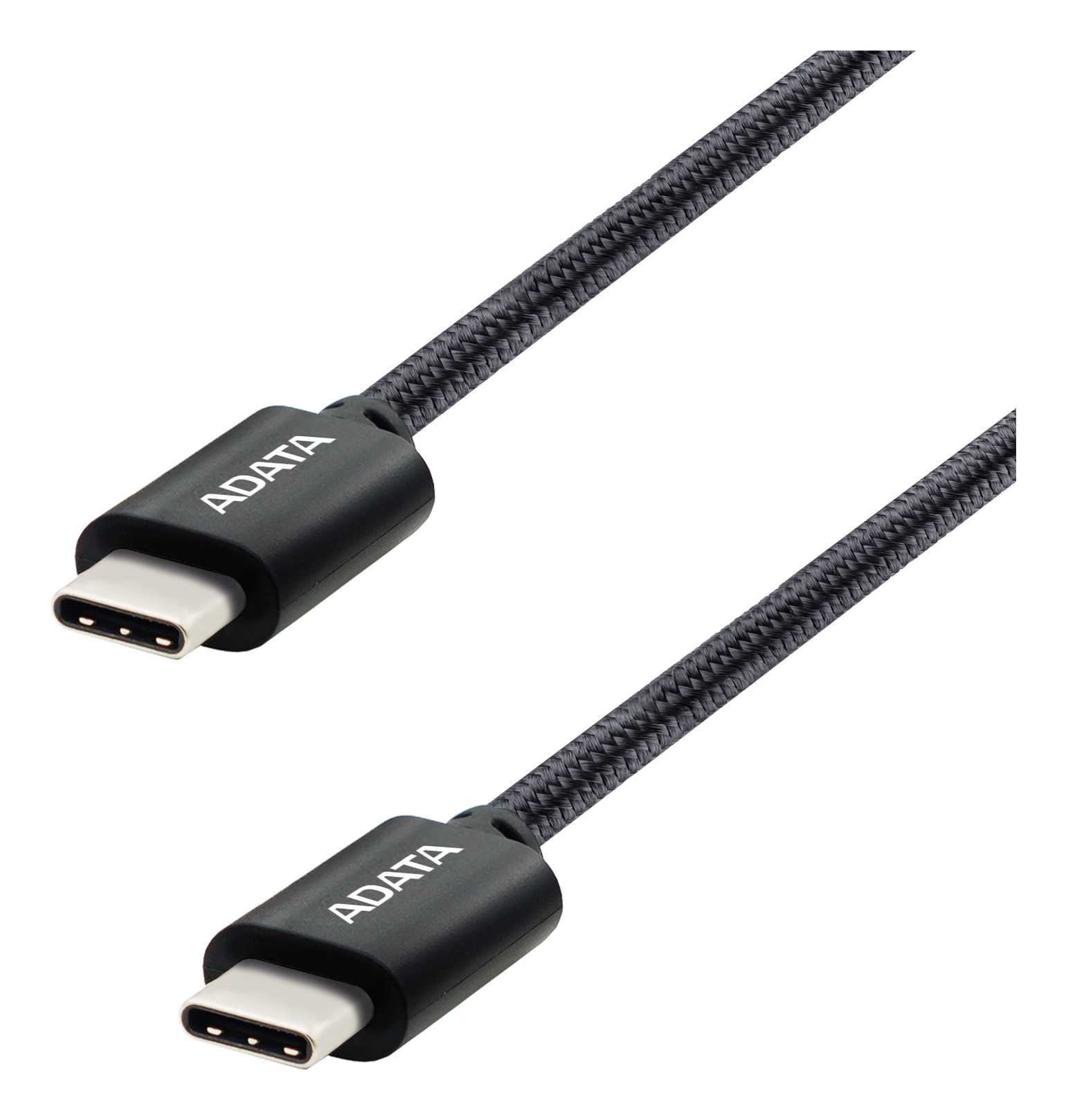 Cable Usb Adata Usb-C A Usb-C 2M Nailon Trenzado Negro Cacc-200Pn-Bk
