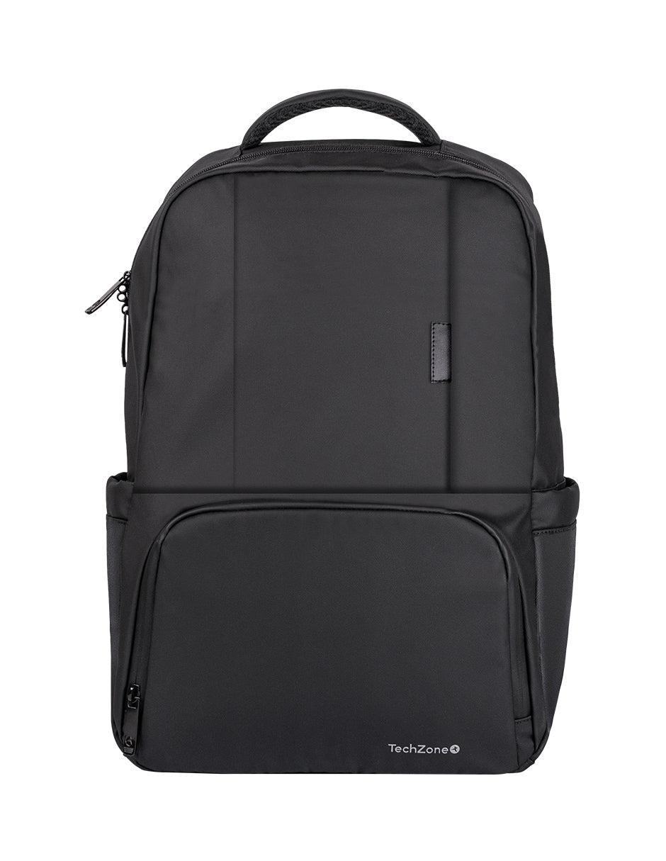 Mochila Techzone Poliéster Para Laptop 15.6" Negro Tzlbp05