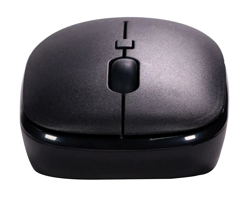 Mouse Inalámbrico Naceb Technology Slim 3 Botones 1600Dpi Negro Na-0136N