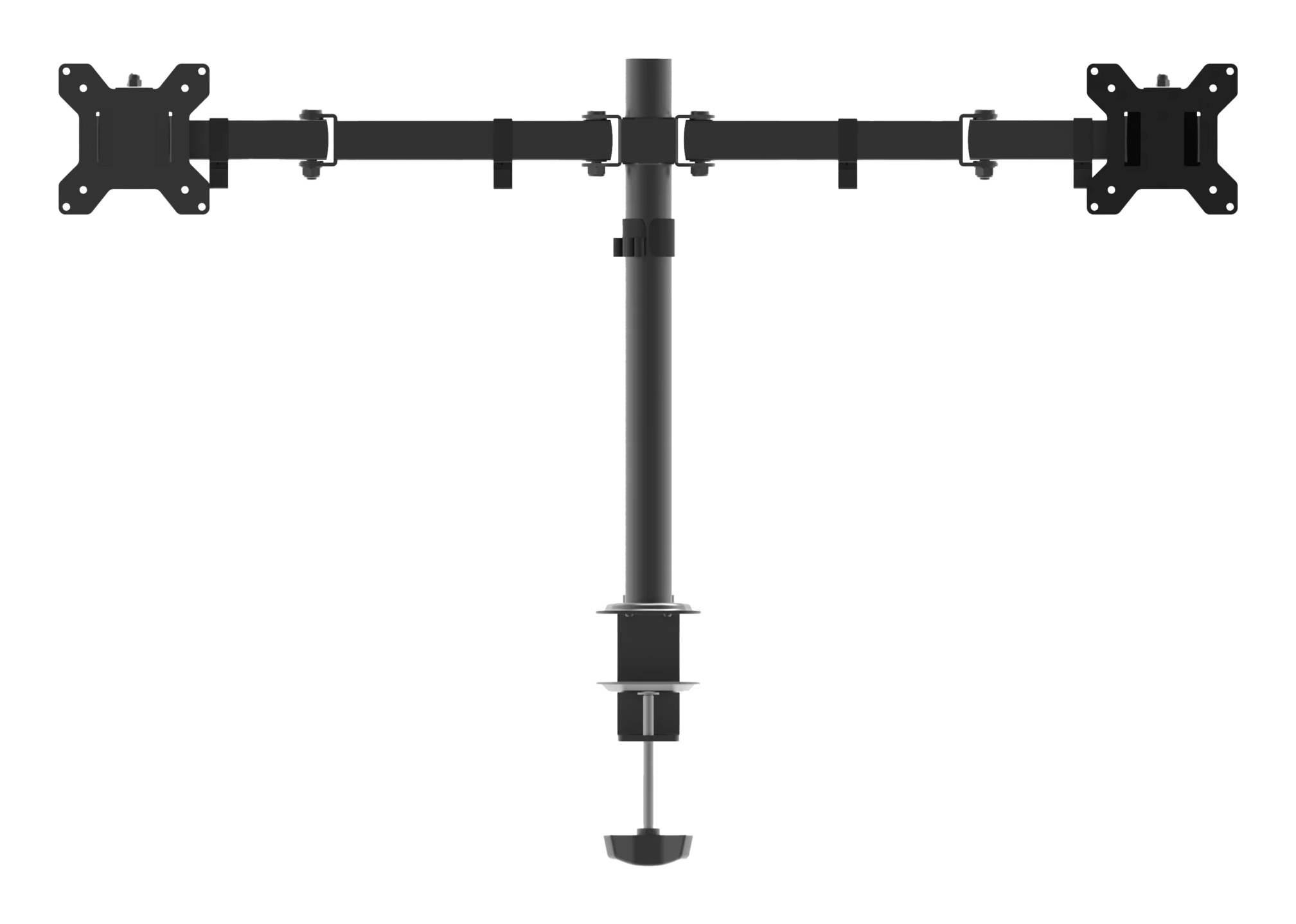 Soporte Para Dos Monitores Naceb Na-0211 10" A 32" Negro