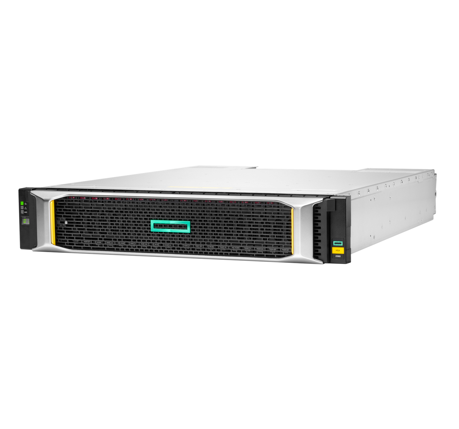 Almacenamiento Hpe Msa 2060 4 Puertos 10Gbase-T Iscsi Sff 2U Plata Negro R7J73B