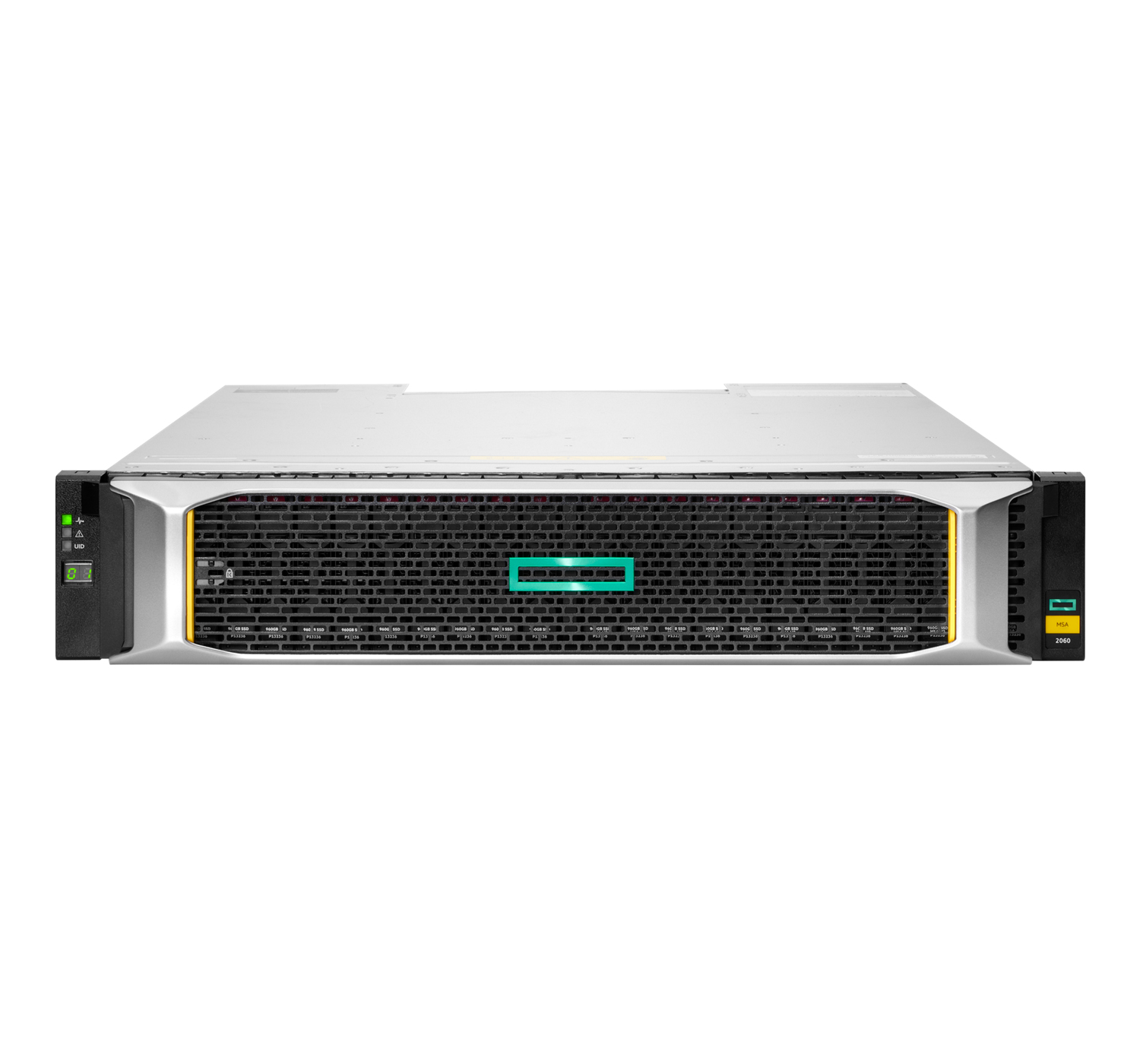 Almacenamiento Hpe Msa 2060 4 Puertos 10Gbase-T Iscsi Sff 2U Plata Negro R7J73B