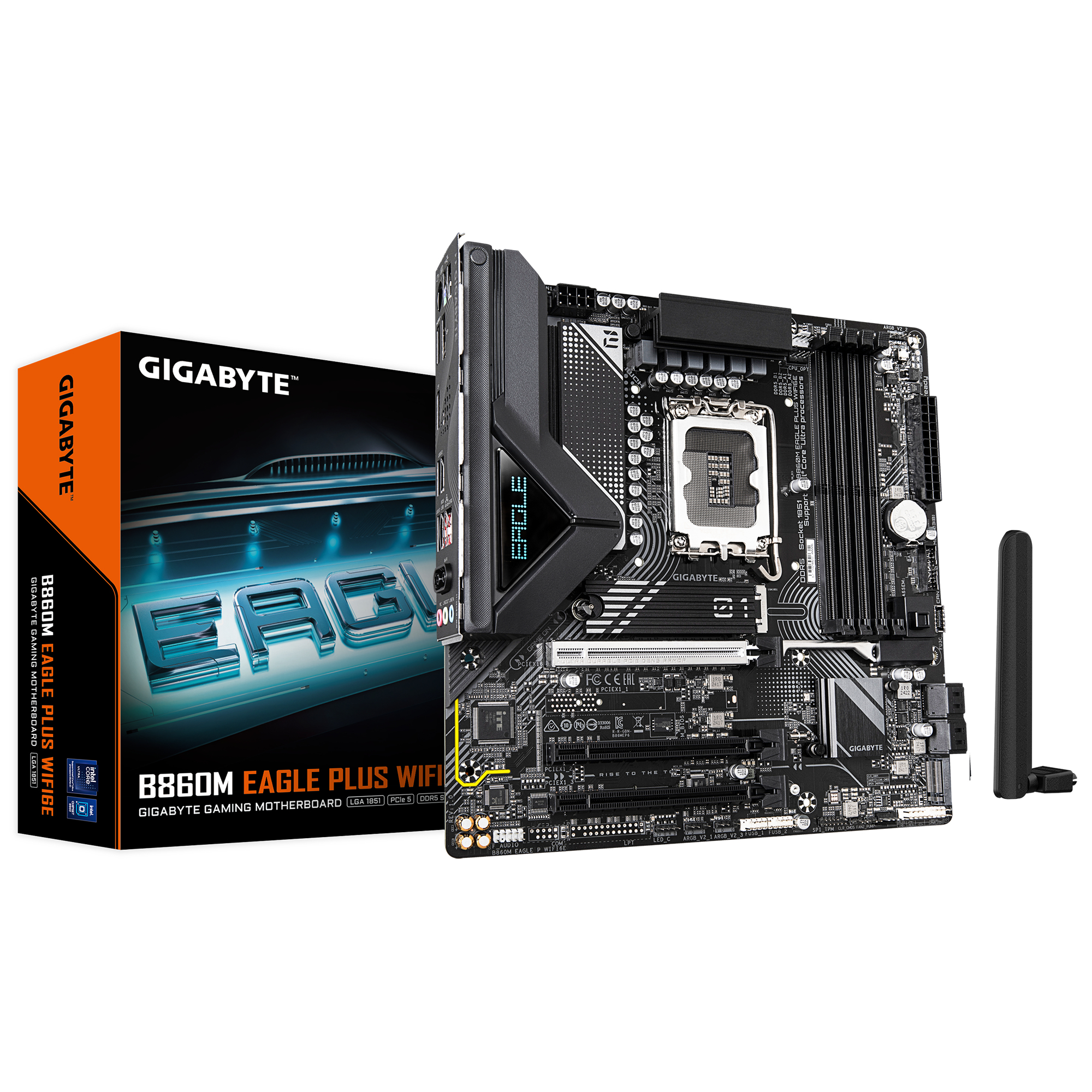 Tarjeta Madre Gigabyte B860M Eagle P Wifi6E Intel B860 Lga 1851 Micro Atx