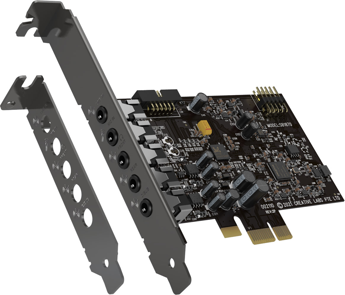 Tarjeta De Sonido Pcie Creative Labs Sound Blaster Audigy Fx V2 5.1 Canales Pcie 70Sb187000000