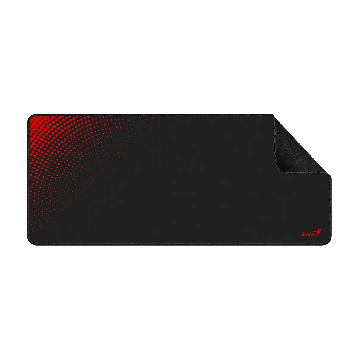 Mousepad Genius G-Pad 700S Base Antideslizante Superficie Lisa 300X700Mm Negro Con Rojo 31250021400