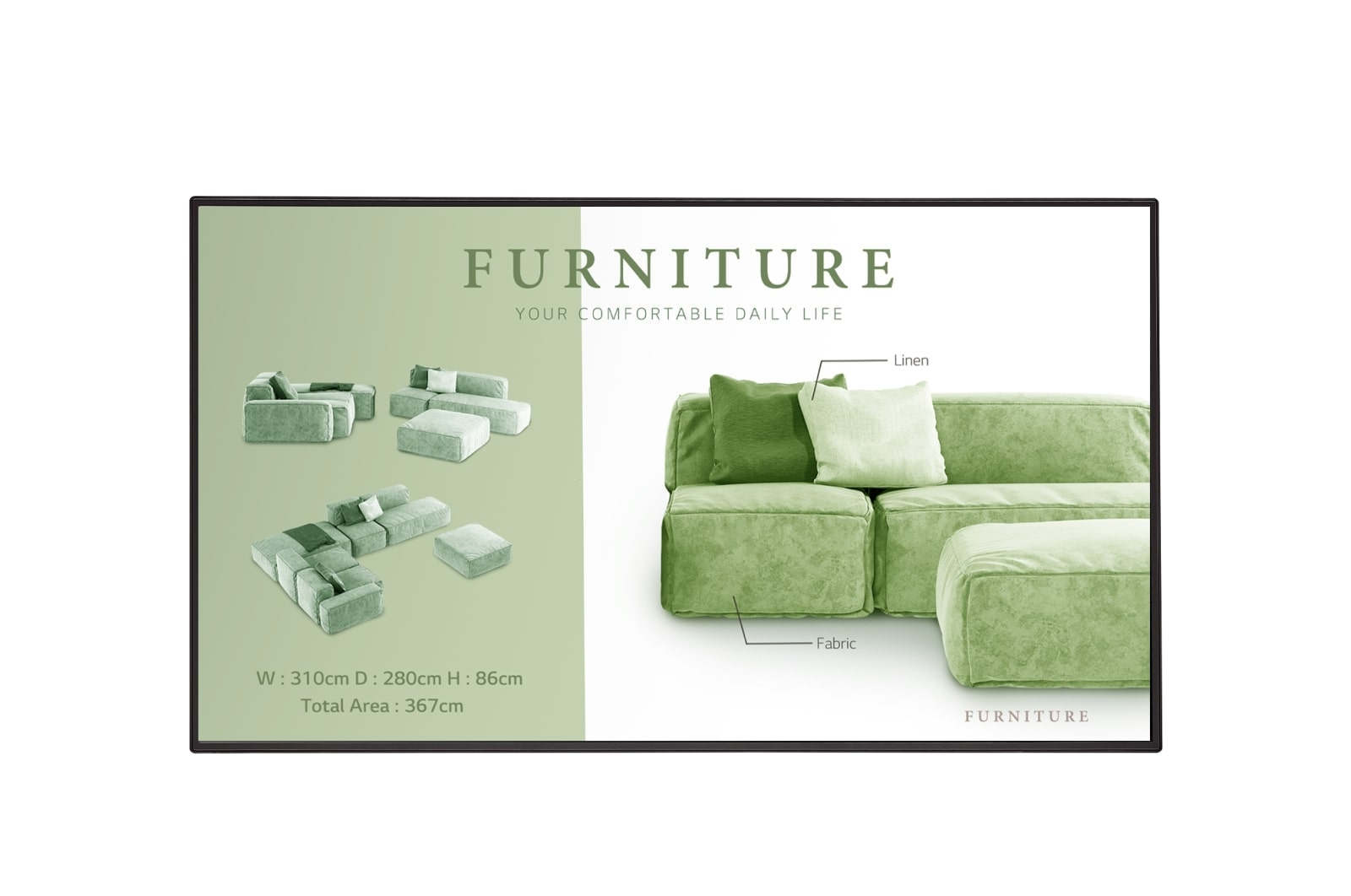 Pantalla De Señalización Lg 55Um5N 55" 4K Uhd 60Hz 8Ms Sistema Operativo Web Os 6.0 Negro