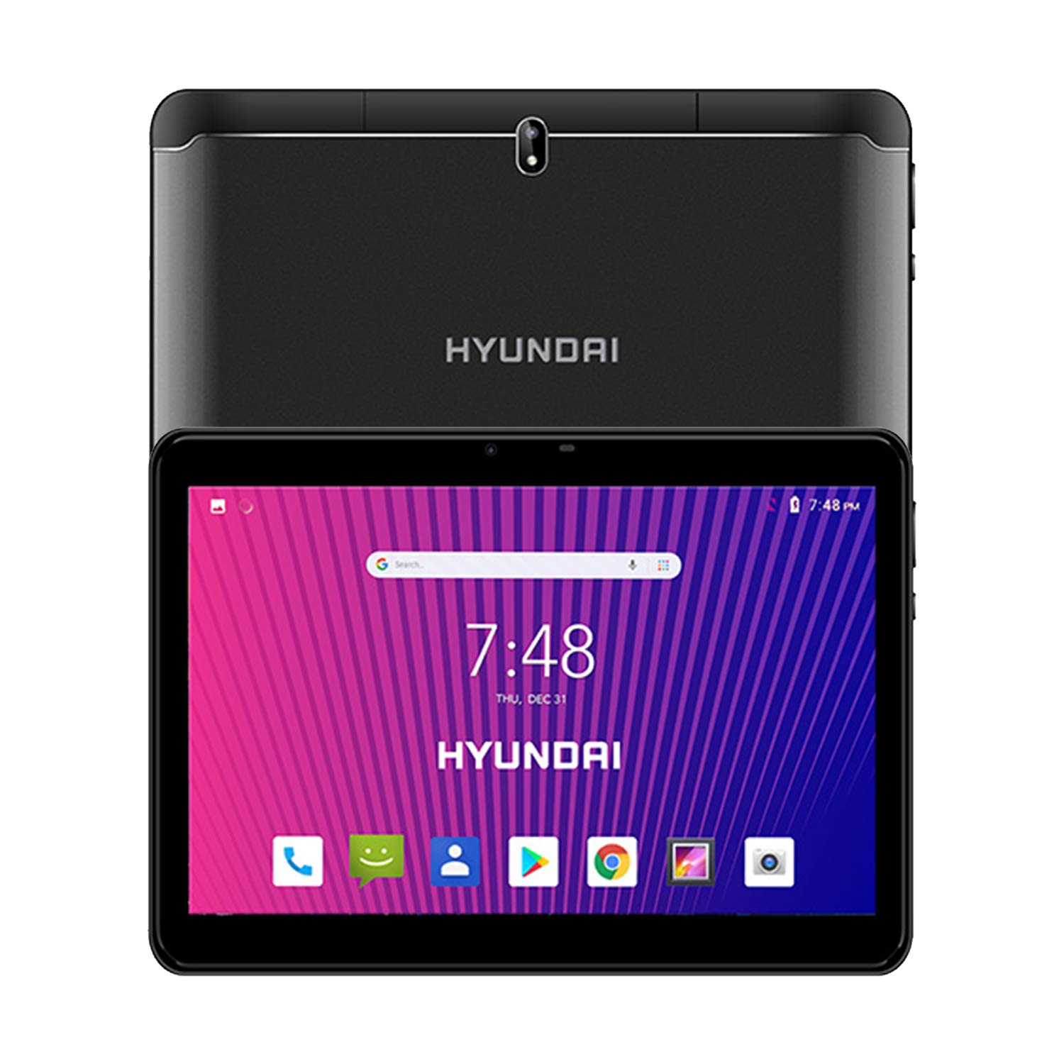 Tablet 10.1" Hyundai Koral 10Xl 4Core 2Gb 16Gb 4G 2Sim Andr 8.1 Negra