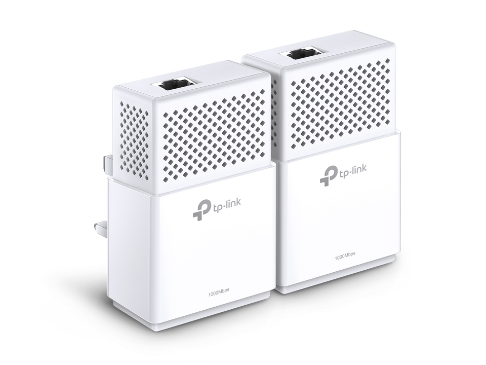 Kit Powerline Tplink Tl-Pa7010-Kit Av1000 Con Puerto Gigabit Y Wi-Fi