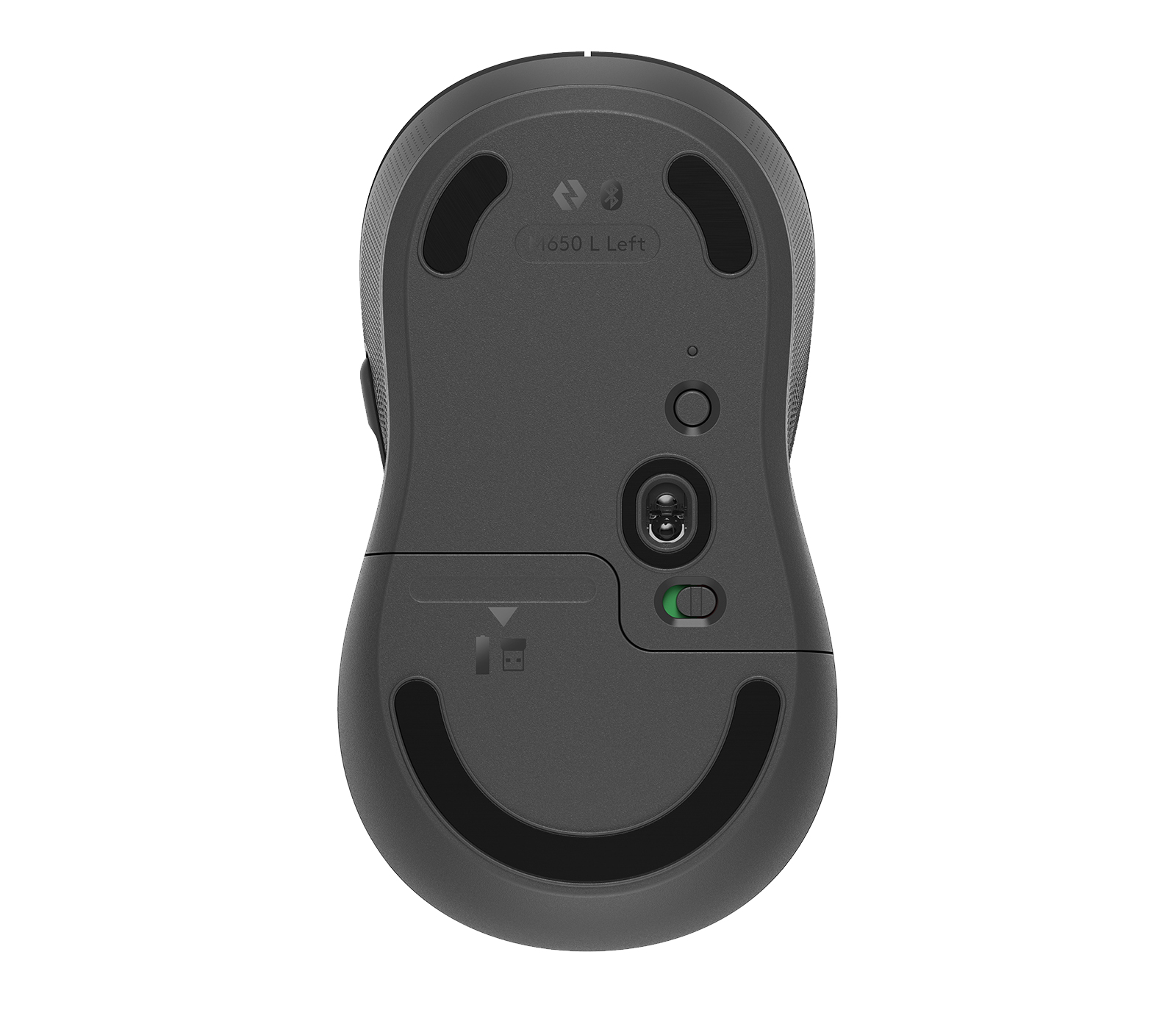 Mouse Bluetooth Logitech M650 Silent Izq. Grafito Grande (910-006234)