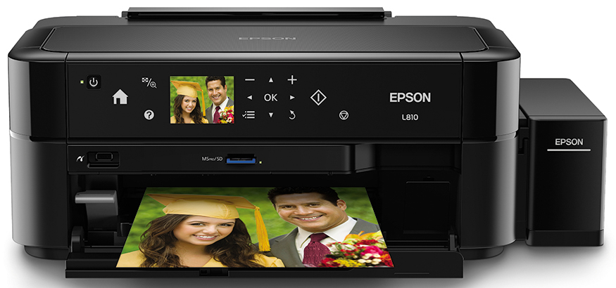 Impresora Epson Inyección De Tinta L810, 5760 X 1440 Dpi, C11Ce32301