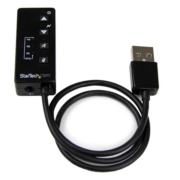 Tarjeta Sonido Estereo Usb Externa Spdif Microf  Startech Icusbaudiomh