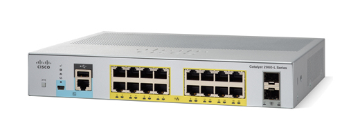 Switch Cisco Catalyst 2960L 16 Puertos 1000Mbps2+Sfp Administrable