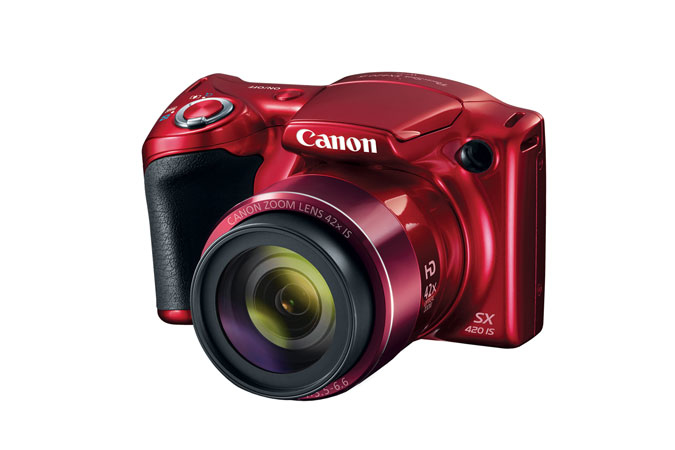 Camara Canon Sx420 20 Mpx Zoom 42X Lcd 3" Hd Roja 1069C001Aa