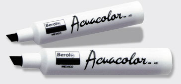 Marcador Berol Base Agua Acuacolor Estuche C/4