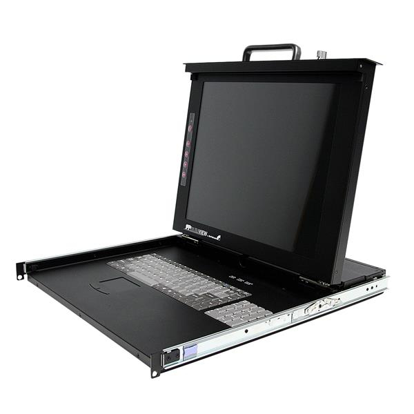 Consola 1U Pantalla17" P/Rack Con Kvm De 8 Ptos  Startech Rackcons1708