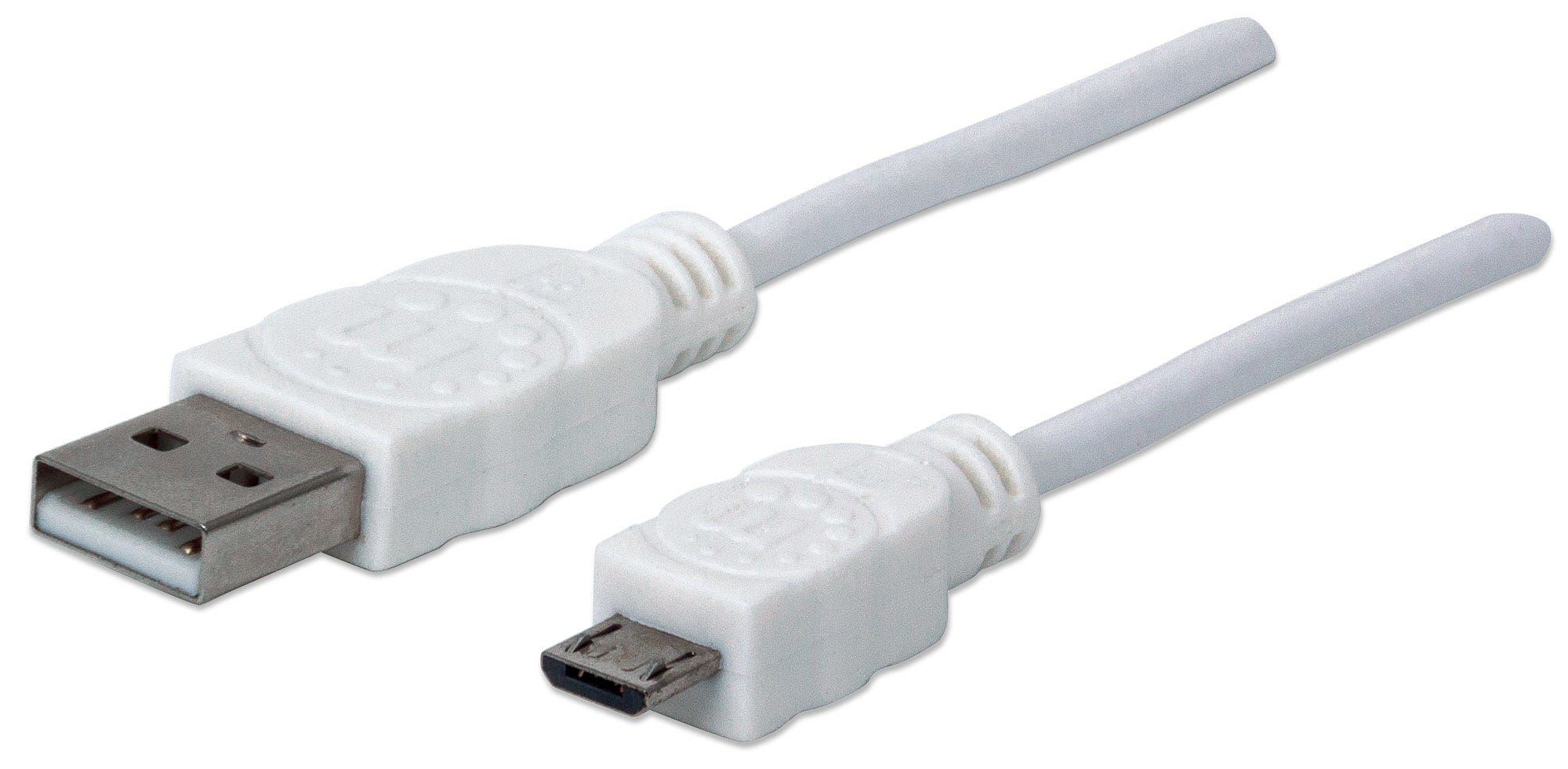 Cable Usb Manhattan V2.0 A-Micro B 1.0M Blanco 323987