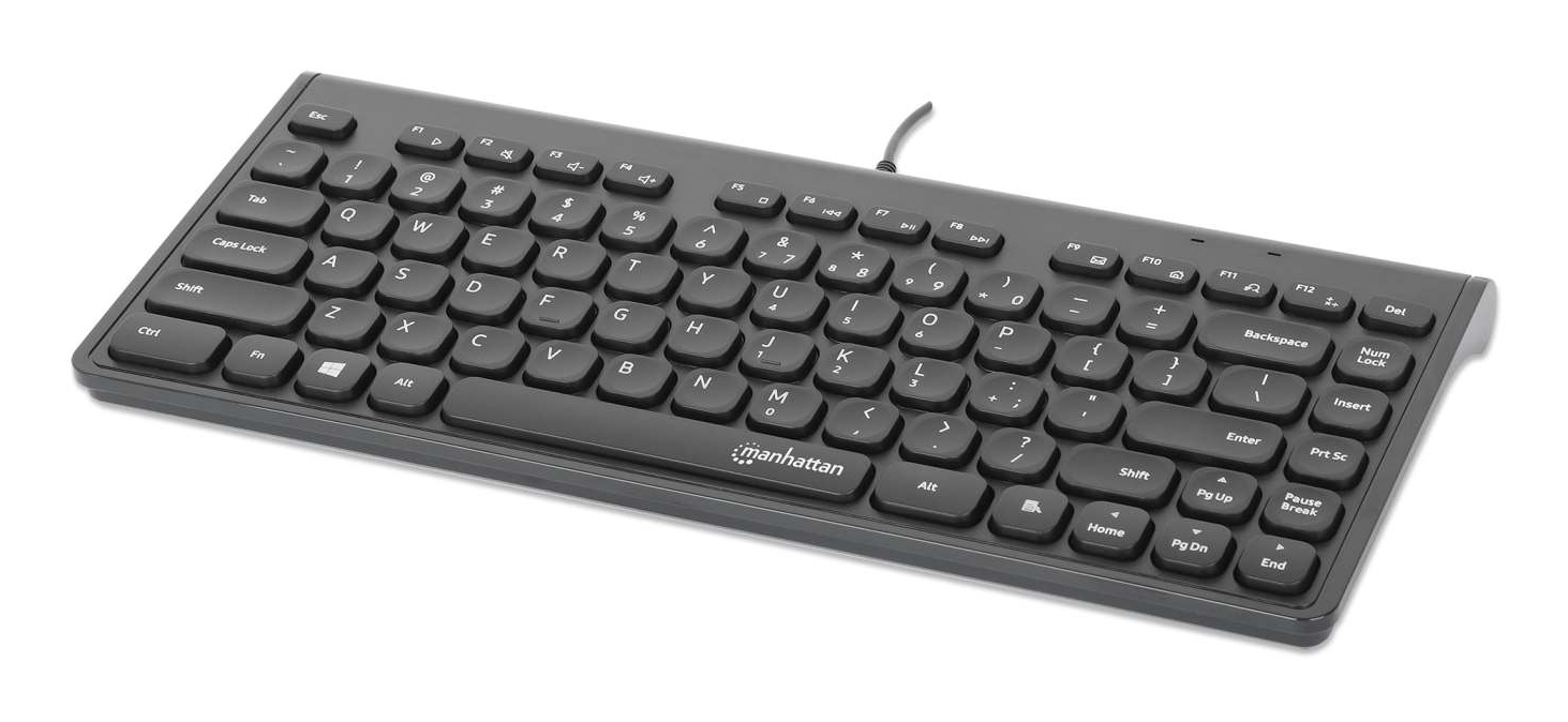 Teclado Manhattan 180702 Tkl Español Alámbrico Usb-A Negro