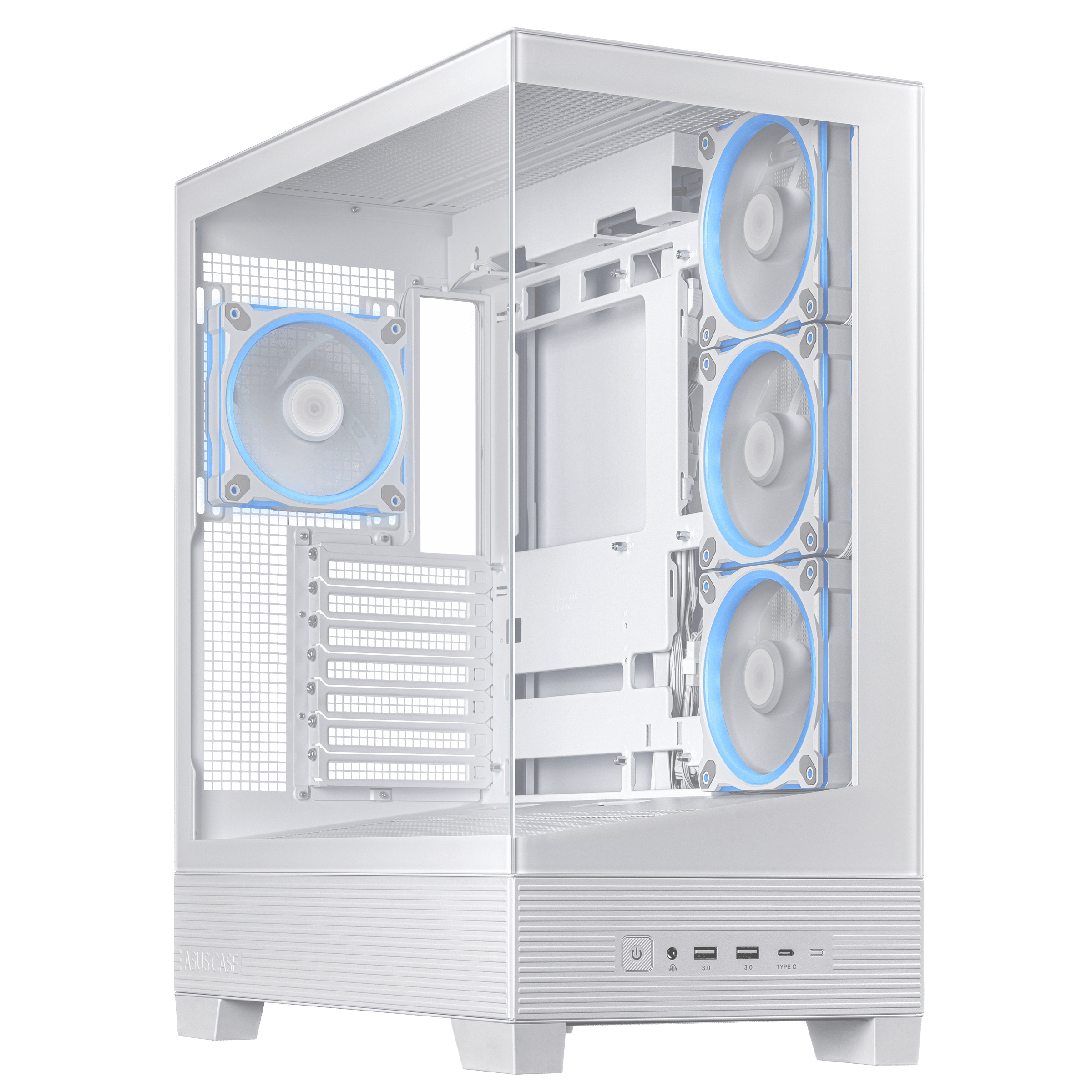 Gabinete Asus A31 Tg White Media Torre M-Atx 2Xusb-C Blanco 90Dc00R3-B19000