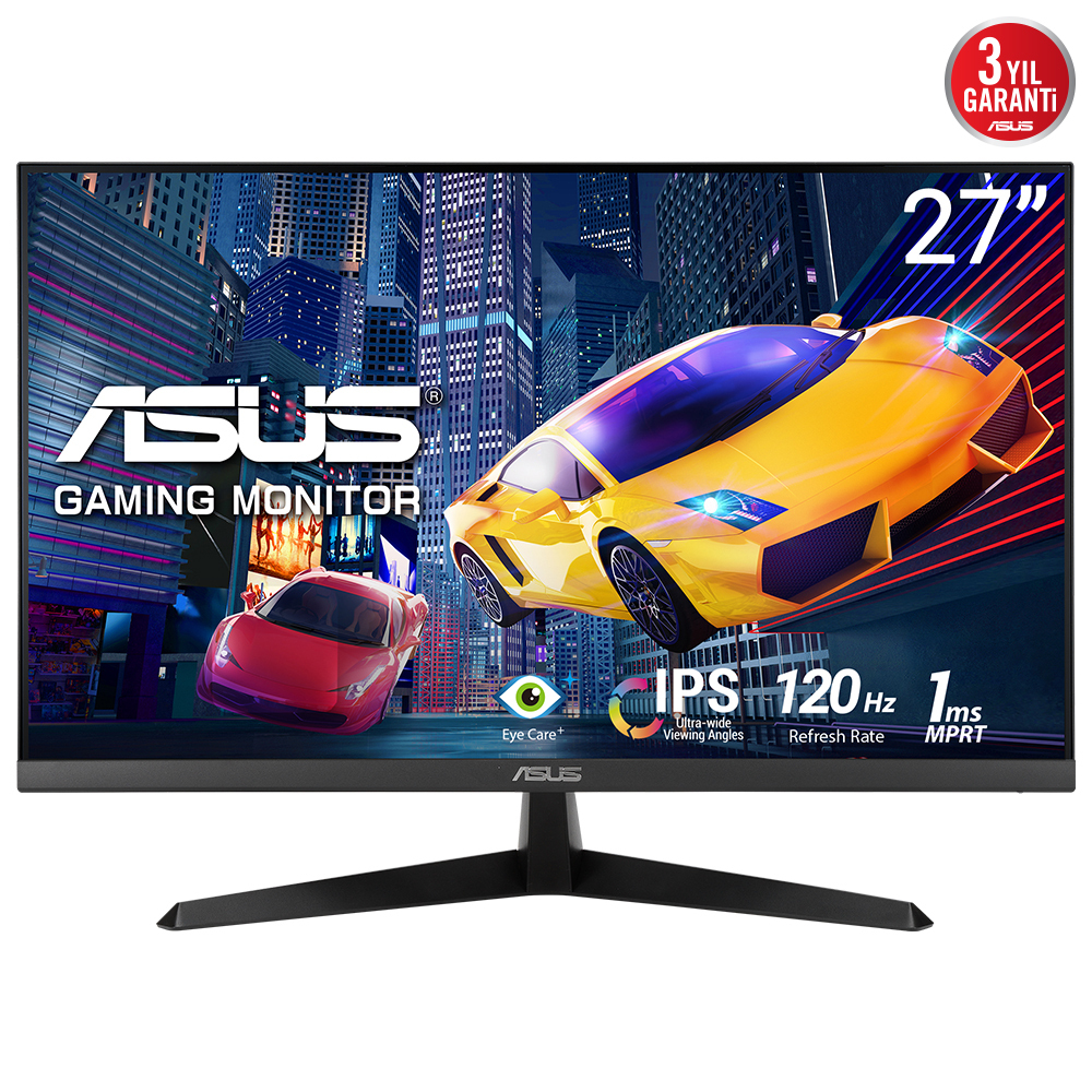 Monitor Gamer Asus Vy279Hgr 27" Full Hd 120Hz 1Ms Hdmi Vga Vy279Hgr