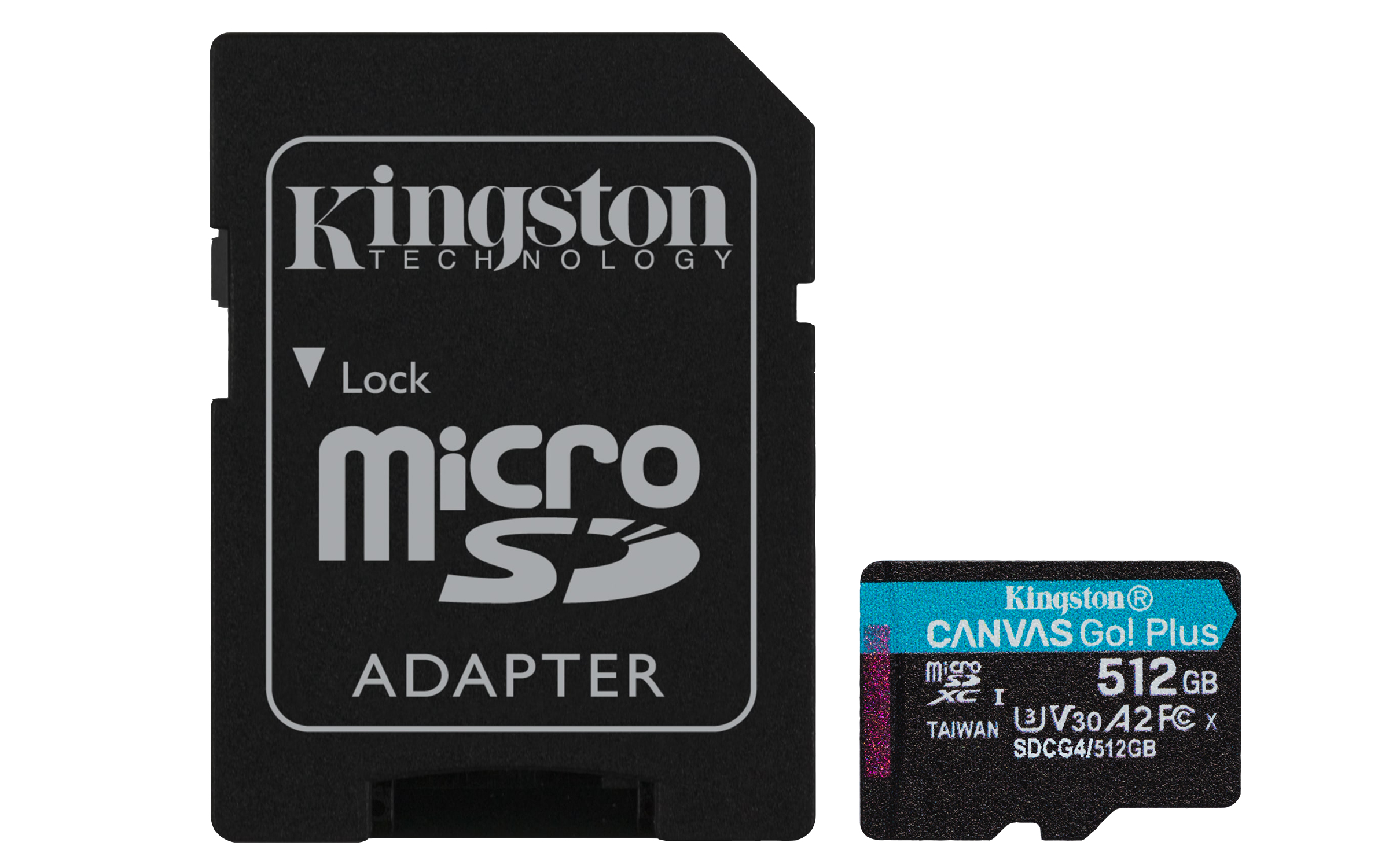 Memoria Microsdxc Kingston Canvas Go Plus Gen4 512Gb 200Mb/S V30 Sdcg4/512Gb