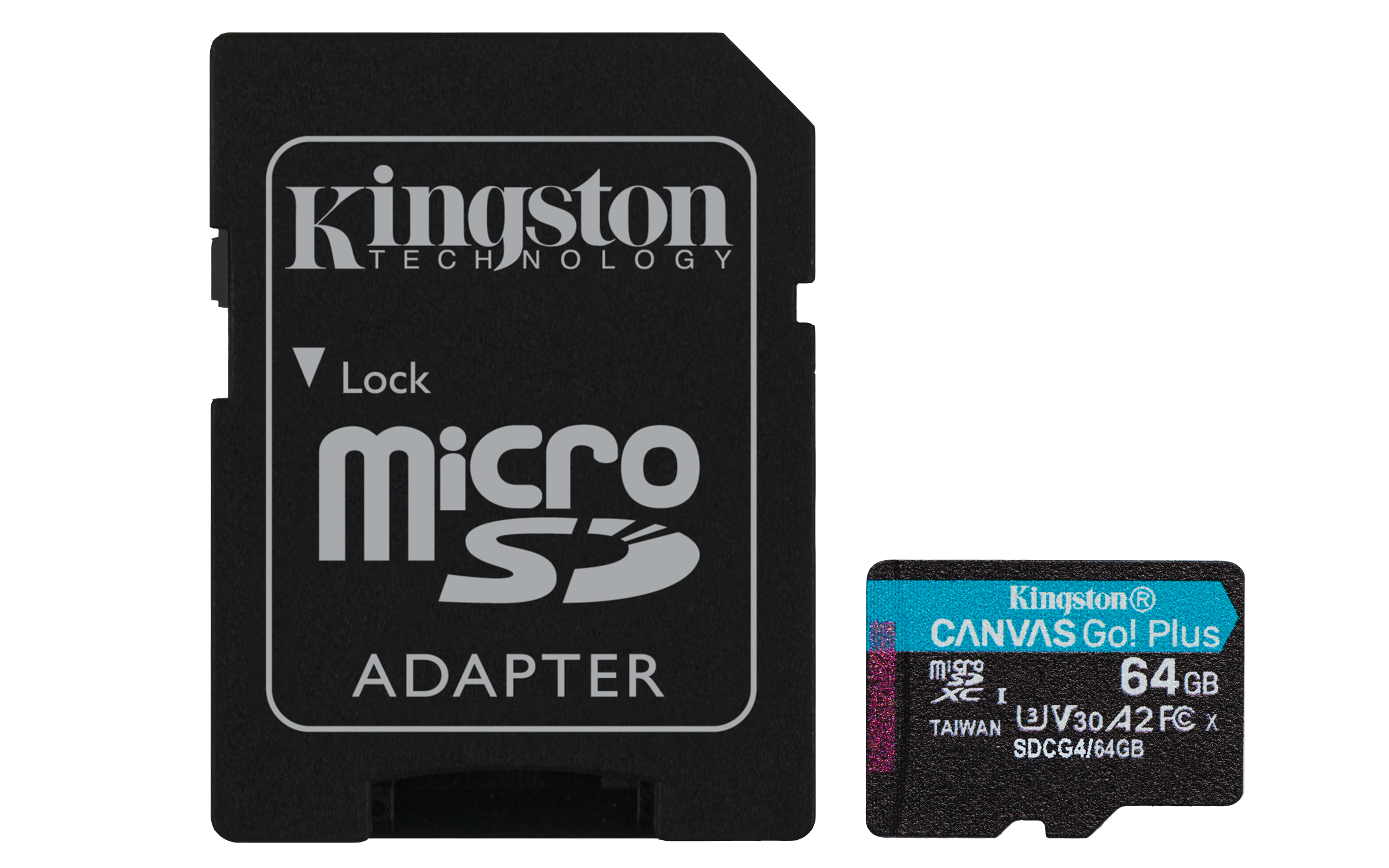 Memoria Microsdxc Kingston Canvas Go Plus Gen4 64Gb 200Mb/S U3 V30 A2 Sdcg4/64Gb