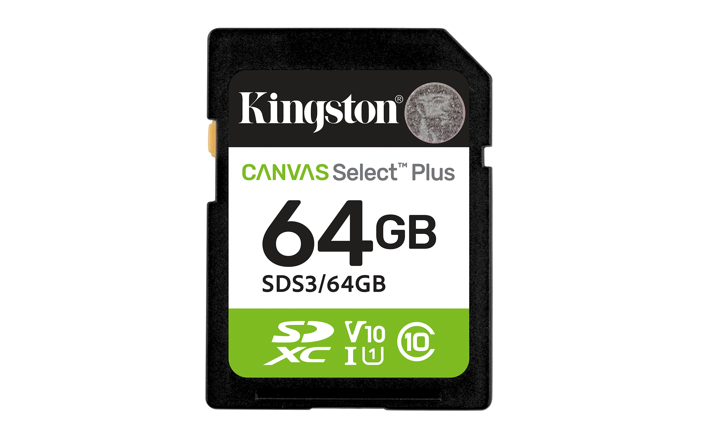 Memoria Sd Kingston Canvas Select Plus Gen3 64Gb 100Mb/S Uhs-I Sds3/64Gb