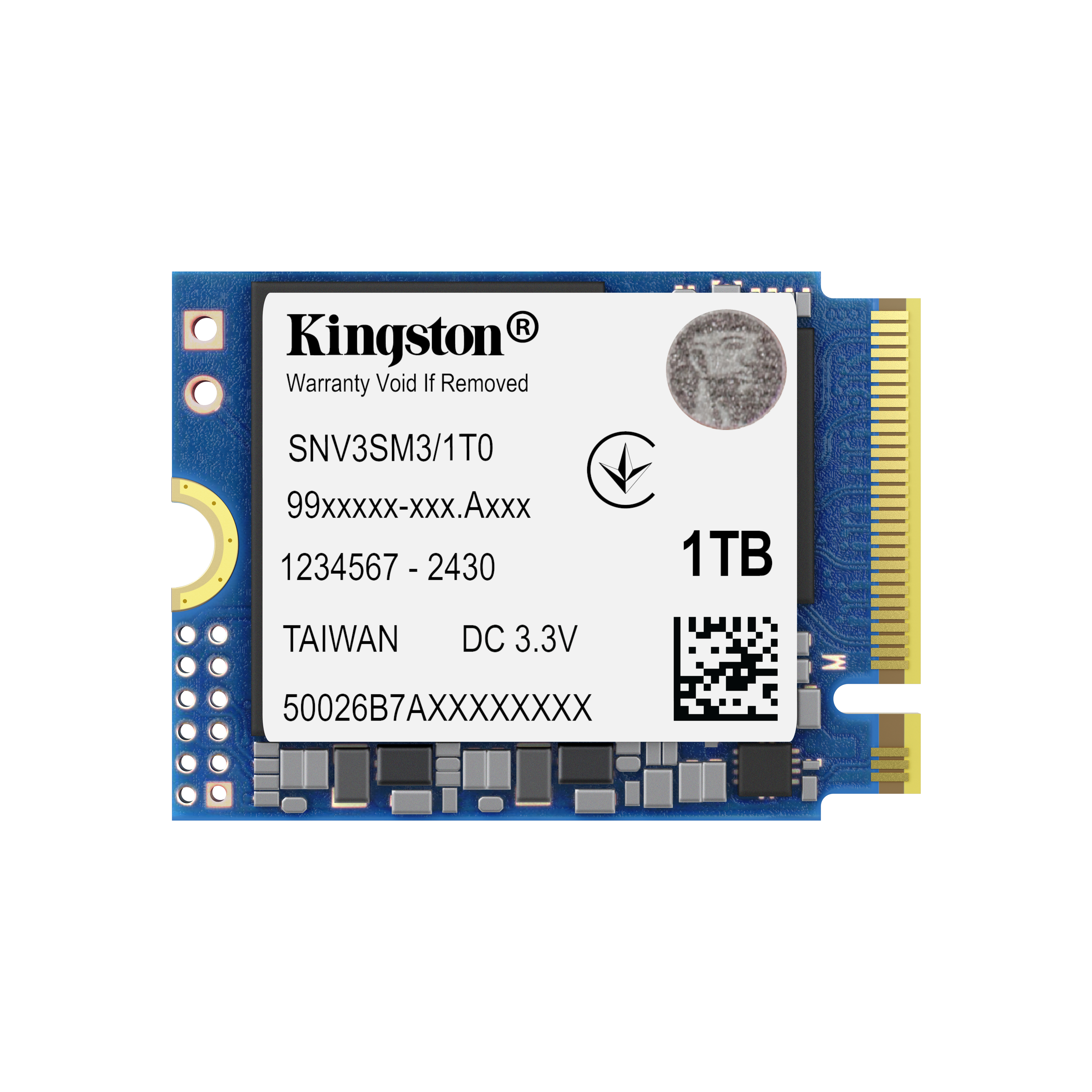Ssd Interno Kingston Nv3 1Tb M.2 2230 Pcie Nvme 6000Mb/S Pcie 4.0 Snv3Sm3/1T0