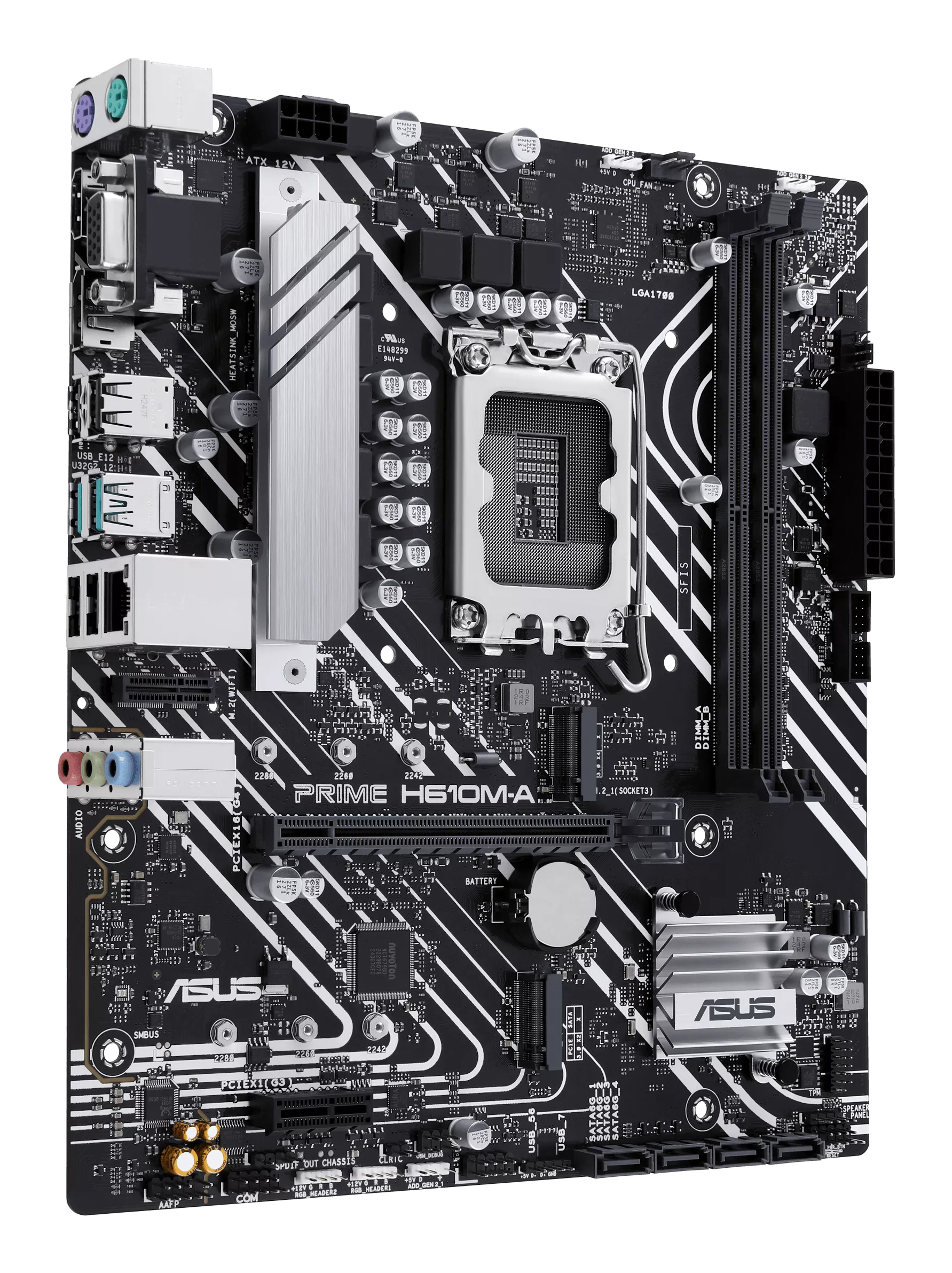Tarjeta Madre Asus Prime H610M-K D4-Csm Intel H610 Lga 1700 Ddr4 Ethernet Micro Prime H610M-K D4-Csm