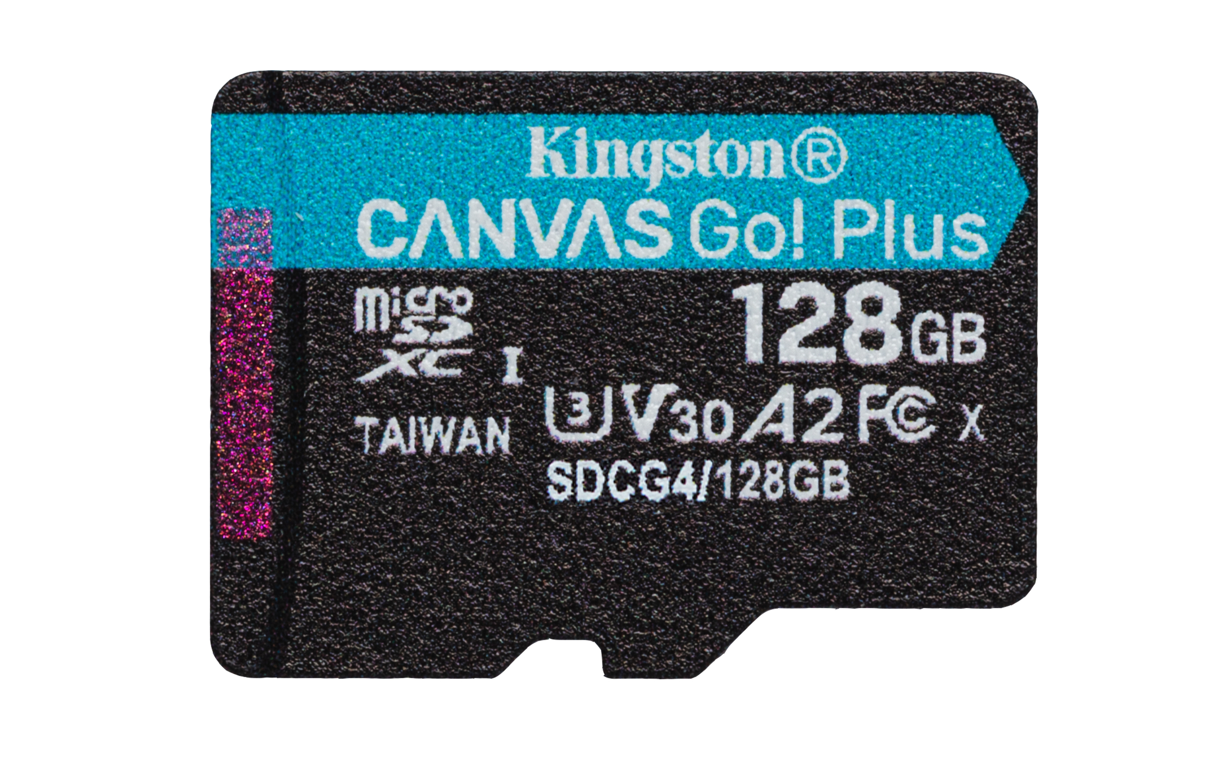 Memoria Micro Sdxc Kingston Canvas Go Plus Gen4 128Gb Microsdxc 200Mb/S Negro A2 U3 V30 Sdcg4/128Gb