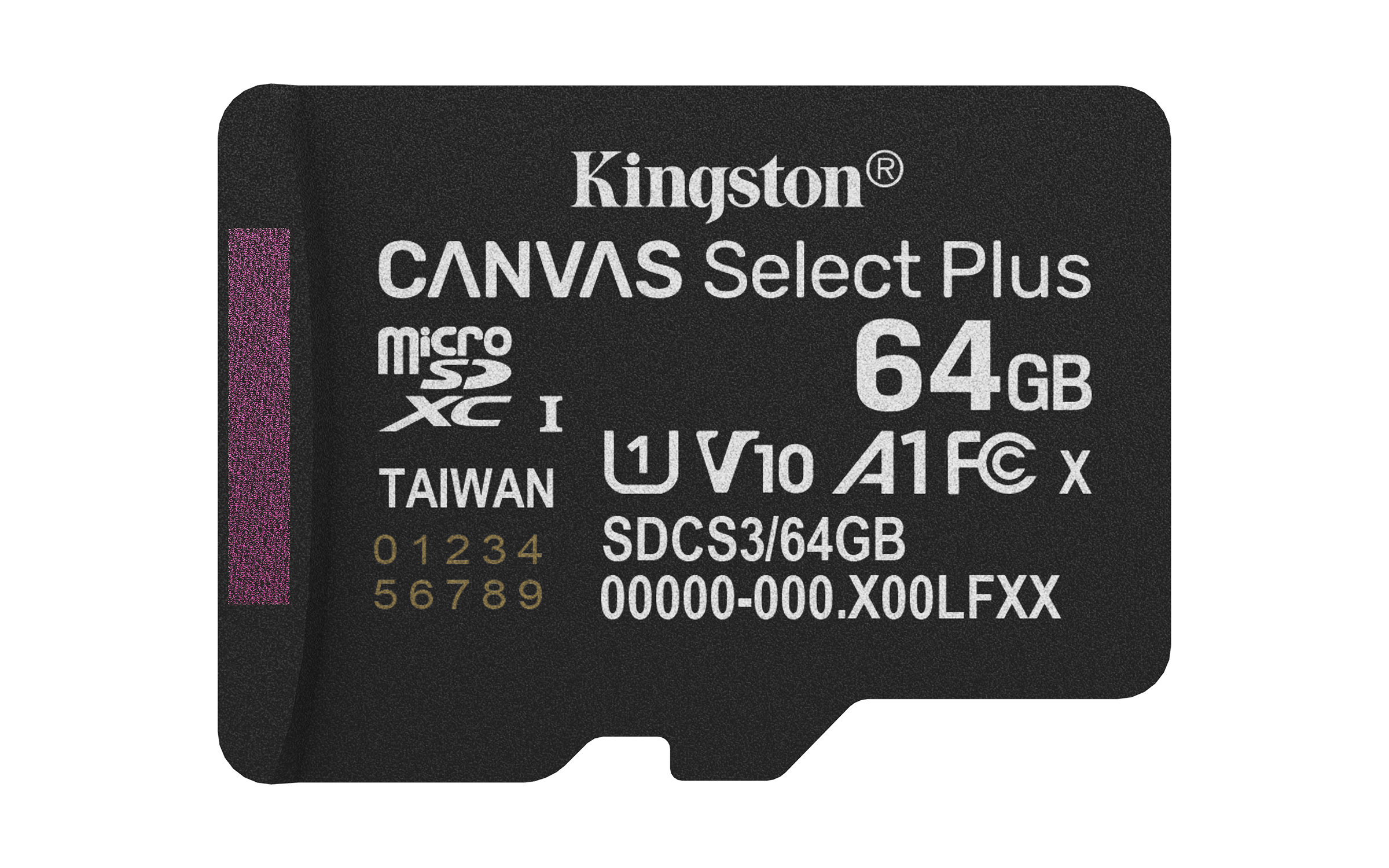 Memoria Micro Sdxc Kingston Canvas Plus G3 64Gb 100Mb/S A1 Sdcs3/64Gbsp