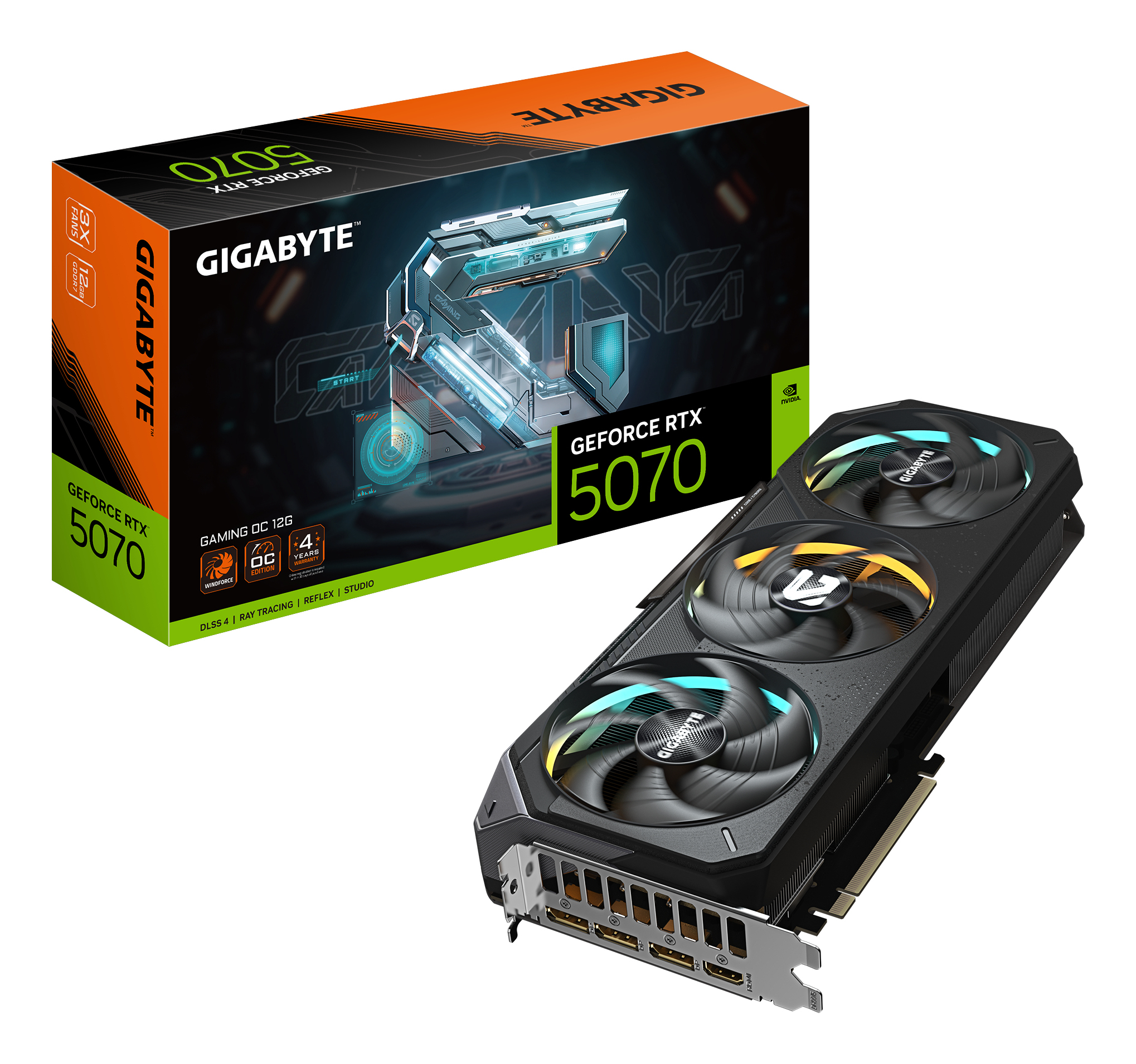 Tarjeta Grafica Gigabyte Geforce Rtx 5070 Gaming Oc 12Gb 3Dp/1Hdmi Pci-E5.0 Gv-N5070Gaming Oc-12Gd