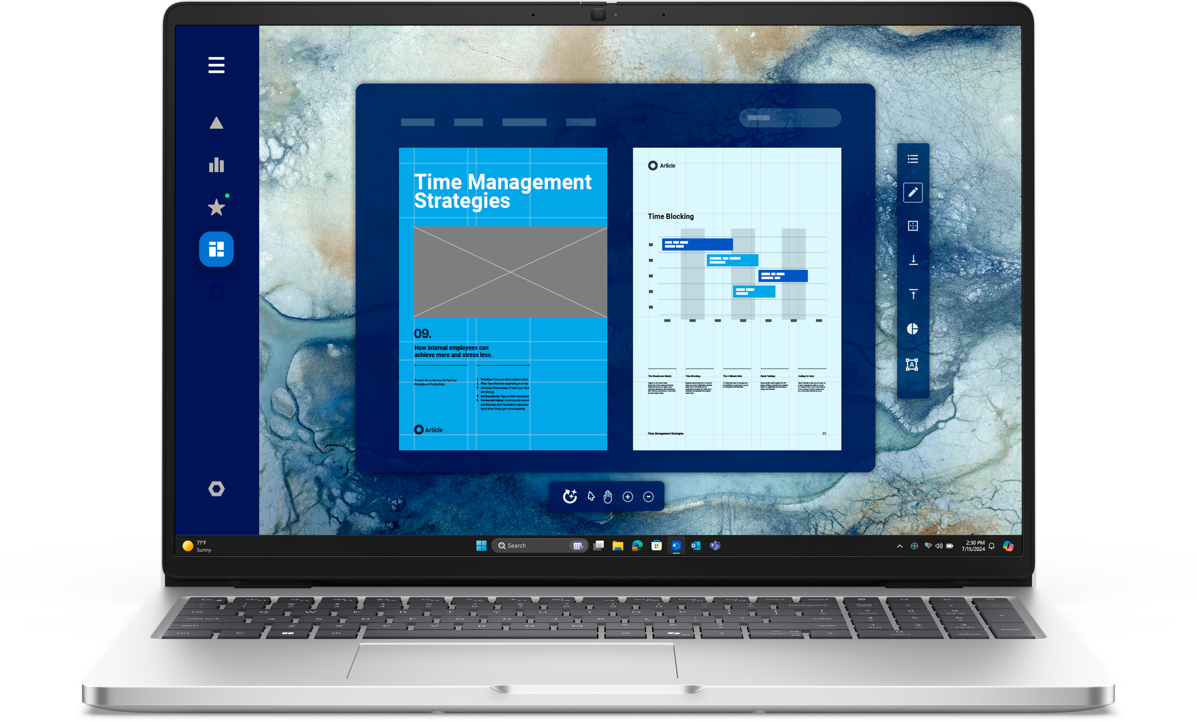 Laptop Dell Pc16250 16" Wuxga Core Ultra 5 235U 16Gb Ddr5 512Gb Ssd Wifi6E W11P Platino 59D1R