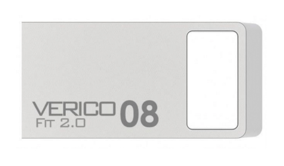 Memoria Usb Verico (1Udov-Rlsr83-Nn) 8Gb Fit Vr23 Silver