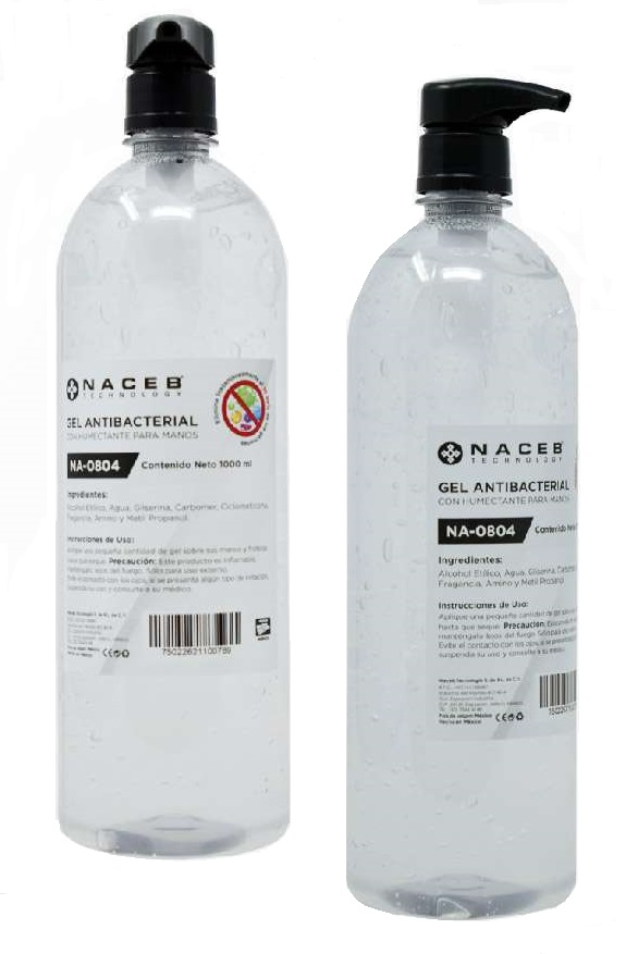 Gel Antibacterial Naceb Na-0804 1 Lt